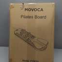 MOVOCA Pilates Board,Foldable Pilates Reformer Equipment with Timer, Multi-Purpose Portable Pilates Reformer Machine Home Pilates Kit for Home Workout,Fitness,Exercise,Abs (Purple)