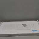 Wireless Keyboard and Mouse Combo, Full-Sized Wireless Keyboard and Adjustable DPI Mouse, 2.4GHz USB Receiver, Silent Keyboard and Mouse for PC, Windows, MAC, Desktop, Laptop (Avocado Green)