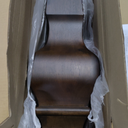 Roundhill Furniture Havre Pedestal Base Round Dining Table, Espresso 47.2"D x 47.2"W x 28.74"H