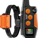 Dog Shock Collar with Remote Control 3300FT Range IPX7 Waterproof Rechargeable E Training Collar for Dogs Training 3 Modes for 5-120lbs Small Medium Large Dogs