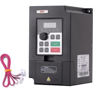 QNK 2.2KW 220V 3HP 11A AC VFD Converter Single to 3 Phase Inverter Variable Frequency Drive CNC Spindle Motor Speed Controller