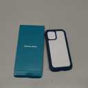 Diaclara Designed for iPhone 12/12 Pro Case, Full Body Rugged with Built-in Touch Sensitive Anti-Scratch Screen Protector, Soft TPU Bumper Case for iPhone 12/12 Pro 6.1" (Blue)