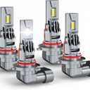 Compatible with Toyota Corolla 2001 2002 2003 2004 2005 2006 2007 2008 2009 2010 2011 2012 2013 Fog Lights Bulbs Combo, 9005 High Beam 9006 Low Beam, Plug and Play, for Off Road, Pack of 4