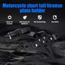 ONE.K.S Motorcycle License Plate Holder Fender Eliminator Registration Bracket Fender Eliminator License Plate Holder/Tail Tidy Bracket Fit for KAWASAKI Z900 Z900 SE 2017-2024 / ZH2-2021-2024