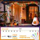 2 x 210 LED 4-Color Outdoor Easter String Lights, Seasonal Fairy Lights with 8 Modes, Waterproof Indoor Outside Decoration Lighting for Christmas, Parties, Wedding, Patio, New Year(70FT)