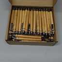 50 Set Book Club Gifts Bulk Book Lovers Gift School Librarian Teacher Appreciation Gift Bulk Due Date Notepad Bamboo Pens for Writers Reading Accessories Club Party Favors Bookish Bookworm