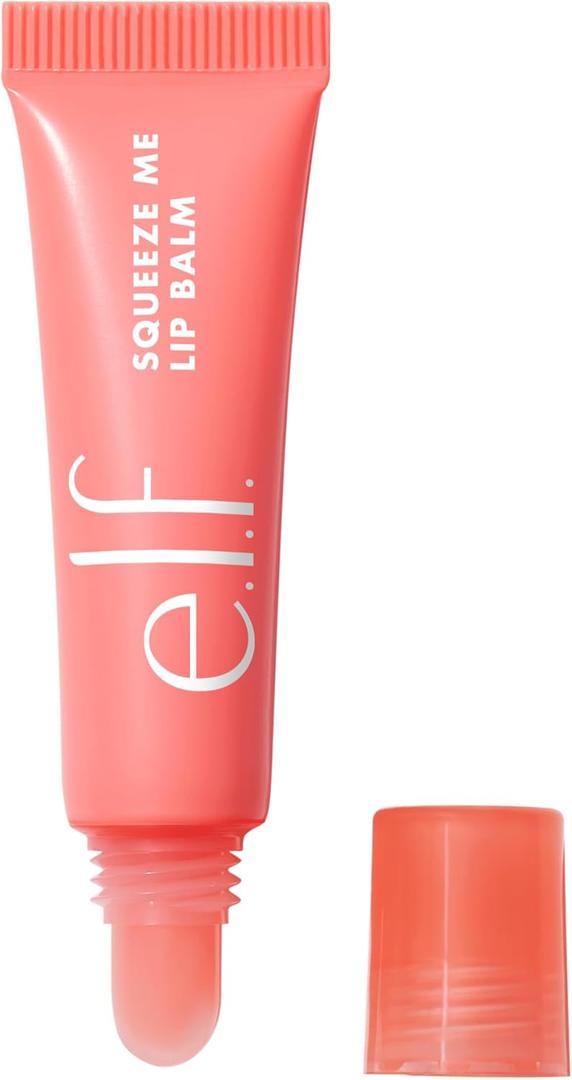 e.l.f. Squeeze Me Lip Balm, Moisturizing Lip Balm for A Sheer Tint of Color, Infused with Hyaluronic Acid, Vegan & Cruelty-Free (0.21 Ounce (Pack of 1))