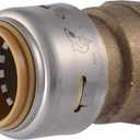 SharkBite Max 3/4 x 3/4 Inch FNPT Adapter, Push To Connect Brass Plumbing Fitting, PEX Pipe, Copper, CPVC, PE-RT, HDPE, UR088A