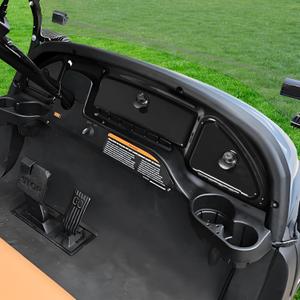 Golf Cart Dashboard Compatible with 2008.5-Up Club Car Precedent Tempo Onward Golf Cart, Club Car Precedent Dash Kt with Storage Compartments (Black)