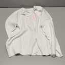 GRACE KARIN White Sweaters for Women Long Sleeve, V Neck Pullover Shawl Collar Sweater, Fall Outfits Business Casual Tops (White, XL)