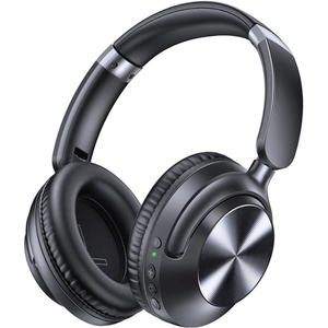 TAGRY Hybrid Active Noise Cancelling Bluetooth Headphones 100H Playtime Wireless Over Ear Headphone with Fast Charging Hi-Res Audio Headsets Comfort Earcups for Commute Travel Office Phone PC Black