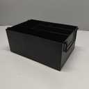 Paper Plate Holder Reusable - Outdoor Utensil Caddy with Dual Handles, Perfect for Cutlery Holder, Picnic Caddy, and Silverware Holder for Party, Everyday Dining Essentials, Easy to Clean