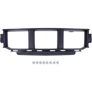 MOTOKU Front Lower Center Bumper Grille Cover Trim Panel Insert for Ford F-150 2021 2022 2023 Accessories