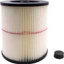 Netezza 17816 Replacement Filter for Craftsman 17816, 9-17816 Wet/Dry Vacuum Cleaner Compatible With 5 Gallon and Larger Vacuum Cleaner, 1 pack