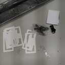 LUCKUP 2 Pack Cordless Light Filtering Pleated Fabric Shade,Easy to Cut and Install, with 4 Clips (36"x72"- 2 Pack, Black)