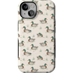 Casely iPhone 14 Case | The Boyfriend Collection | Mallard & Co. | Bold Protective Design | Compatible with MagSafe