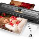 Laminator Machine 13-Inch,A3 Laminator Thermal with10 Laminating Sheets,Cold with Paper Trimmer, Home laminator High-Speed Jam-Free, Low-Noise Laminating Machine for Office School Business Restaurant