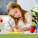 Marspark 300 Sheets Kindergarten Writing Paper with Lines 8.5 x 11'' Double Sided Color Wide Ruled Write Beginner Paper Level 1 Back to School Supplies for Letter Positioning Handwriting Practice