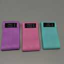 Exercise Bands, 3 Levels Fabric Resistance Bands for Working Out, Workout Bands Resistance for Women & Men, Multi-Colored Fabric Booty Bands for Leg Strength Training, Rehab, Yoga (Pink)