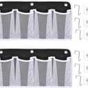 RV Shoe Storage for Bedside - 4 Pocket Wall Mounted Entryway Shoes Rack, Bed Hanging Pocket Organizer, Bedside Caddy Storage Organizer for Headboards Bunk Beds Dorm Rooms,RV & Camper Essentials