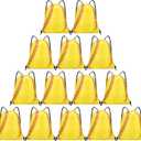 Grneric 14 Pcs Softball Drawstring Bags Party Favor Goodie Bags Cinch Bag Sackpack for Sports Teams Birthday Supplies(Softball)