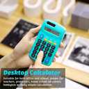 18 Pieces Bulk Pocket Size Student Function Calculator Mini Colorful Basic Solar Battery Calculator for Christmas Student School Gifts Home Office Desktop Accounting Tools