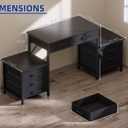 Pamray 63 Inch Computer Desk with 8 Drawers for Study Writing Work