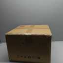 Washable Rug 8x10 for Living Room - Navy Blue Stain Resistant Urtla Thin Area Rugs with Non Slip Rubber Backing - Indoor Floor Carpet for Dining Room Home Office Dorm, Blue/White