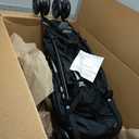 3Dlite Convenience Stroller, Gray Lightweight Stroller with Aluminum Frame, Large Seat Area, 4 Position Recline, Extra Large Storage Basket Infant Stroller for Travel and More