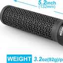 GPMTER Bike Handlebar Grips, Single Lock on Bicycle Handle Bar, for BMX, Mountain, MTB, Beach Cruiser, Scooter, Folding Bike, Soft Non-Slip-Rubber Hand Grip Comfortable Ergonomic, 131 mm L x 22.2 mm Dia