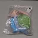 Amylove 3 Pcs Mini Hot Water Bottle for Hot & Cold Compress with Cover 320ml Silicone Microwave Heating Bottles Small Water Bag for Travel Holiday Gift(Pink, Blue, Green,Heart Print)