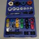 Orion Motor Tech Master Quick Disconnect Tool Set, 25pc Line Disconnect Tool Kit for A/C Fuel & Transmission Systems, Fuel Line Disconnect Tools for Mechanics Compatible with Ford Chevy GM More, Blue