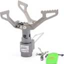 BRS Outdoor BRS-3000T Ultra-Light Titanium Alloy Miniature Portable Picnic Camping Gas Cooking Stove Portable Ultralight Burner 25gram
