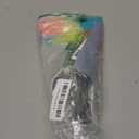 TYR Stryker Silicone Swim Fins - Adult Swimming Gear for Training and Racing (Small, Orange/Teal/Yellow/Clear)