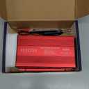 600W Car Power Inverter 12V DC to 110V AC Car Plug Adapter Outlet Converter with 2 AC Outlets and 65W PD USB-C & 18W QC USB-A Fast Charging Ports Power Inverters for Vehicles(Red)