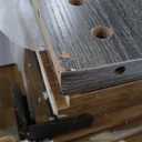 LITTLE TREE 63 Inches Long Console Table, 2-Tier Farmhouse Sofa Table Behind Couch, Large Narrow Entryway Table for Living Room, Wooden Hallway Foyer Table with Heavy Duty Base, Rustic Brown and Grey