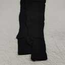 Thigh High 20-32 mmHg Compression Stocking Toeless Compression Socks for women & men circulation with Silicone Dot Band (3X-Large, Black)