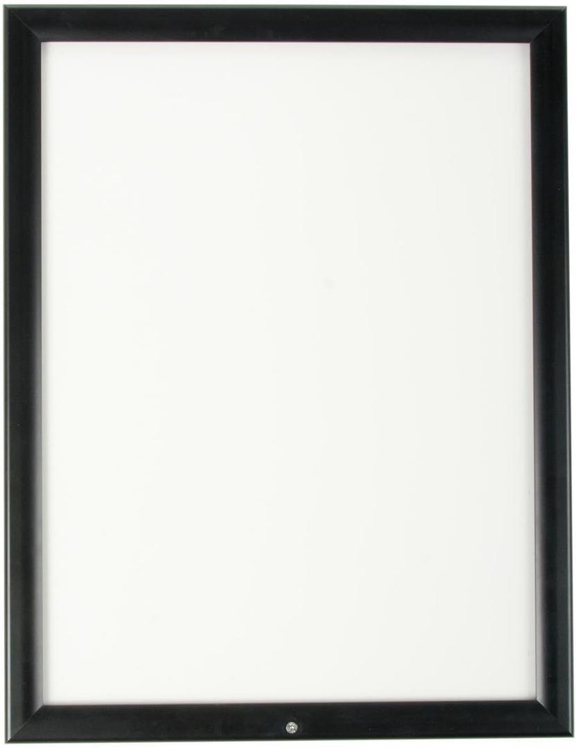 Outdoor Snap Frame for 18x24-Inch Posters or Advertisements, Locking Enclosure, Rust/Weather Proof, Aluminum (Black)