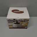 Chocolate Melting Pot Candy Melts Melter with 2 Insert Pots and Spatula, 4 Cups Capacity Warmer Machine, Ideal Dipping Tool Kitchen Supplies for Making Cake Pop Covered Strawberries Fondue