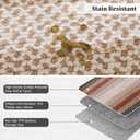 RUGSREAL Braided Washable Area Rug 8x10 Large Rug for Living Room Modern Braid Bedroom Rug Non Slip Stain Resistant Dining Room Throw Carpet Soft Farmhouse Accent Carpet for Home Decor, Crimson/Earthy