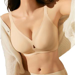 Bras for Women No Underwire Seamless Push Up Full Coverage Supportive Womens Bralettes Everyday Bra (XL)