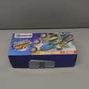 Scrub Brush Set for Bathroom Kitchen Bathtub Toilet Deep Cleaning Brush Tools All Purpose Cleaner Sponge Scrubbing Brushes with Ergonomic Handle, 4-Piece