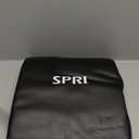 SPRI Ab Mat - Workout Mat Accessory for Abdominal Exercises, Sit-Ups, Crunches, Push-Ups, Core Training, and More - Portable Padded Shaped Mat with Curved Back Support for Toning Abs,Black