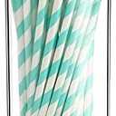 Youngever Straw Dispenser, Plastic Straw Holder with Lid, Drinking Straw Container with Lid