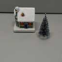 Christmas Village Sets - 12 Pcs Christmas Village Houses Figurines Accessories Xmas Town Scenes Building Collection Xmas Indoor Decor (Multicolor)