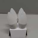 Lightinginside E12 Smart Light Bulbs 60W Equiv., Work with Alexa/Google Home/SmartLife, 500LM 6W RGBCW Candle Candelabra LED Light Bulbs, No Hub Required, 2.4G WiFi Bluetooth Bulb, ETL Listed, 4PCS (Multicolor)