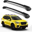4 x Roof Rack Cross Bars Compatible with Subaru Forester 2014-2026(Not for Wilderness) Aluminum 260 LBS Crossbars Rails Cargo Rooftop Bike Snowboard Skiboard Luggage Rack Cargo Carrier