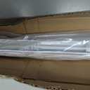 No Tools No Drill 1" Cordless Mini Blinds, Horizontal Light Filtering Blind, Vinyl Blinds for Indoor Windows 36.5" W x 48" H, White.