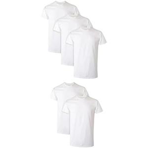 Hanes Men's Performance Undershirt, X-Temp Moisture-Wicking Crewneck, White 5-Pack S