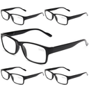 Gaoye Professional Reading Glasses for All Day - Computer Readers with Blue Light Protection - Value Pack